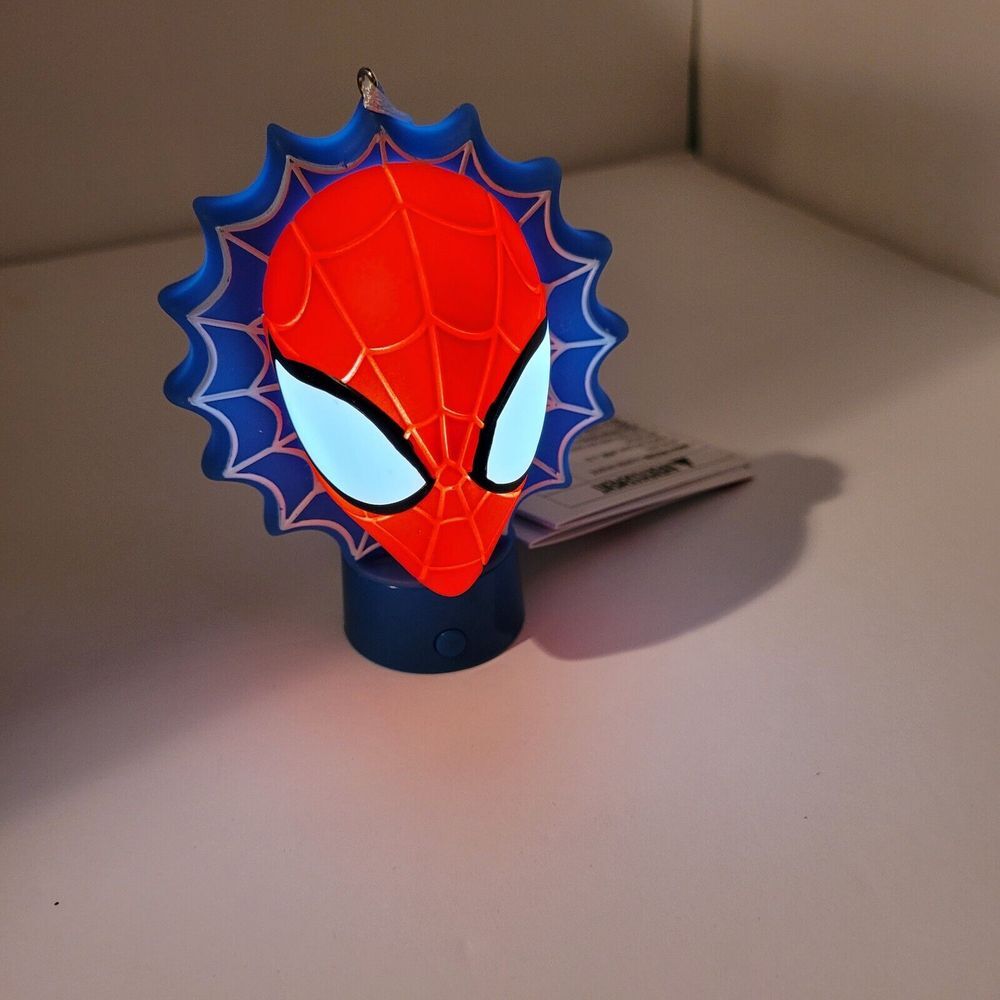 Hallmark Premium Spider-Man‎ Marvel Walmart Ornament Light Up Rare HTF
